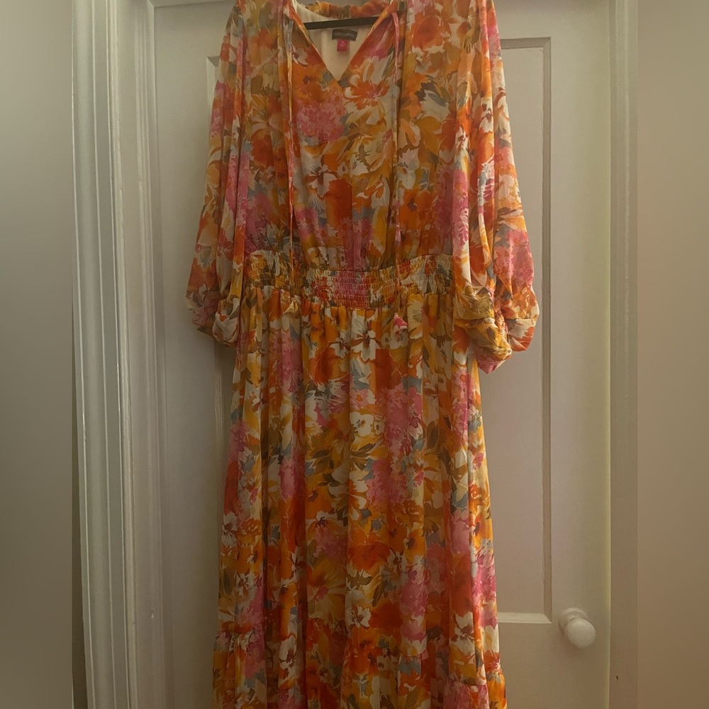 Vince Camuto Floral Dress Size 2X